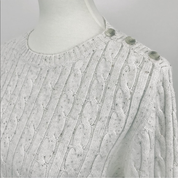 Croft & Borrow Grey Cable Knit Sweater - Picture 2 of 10